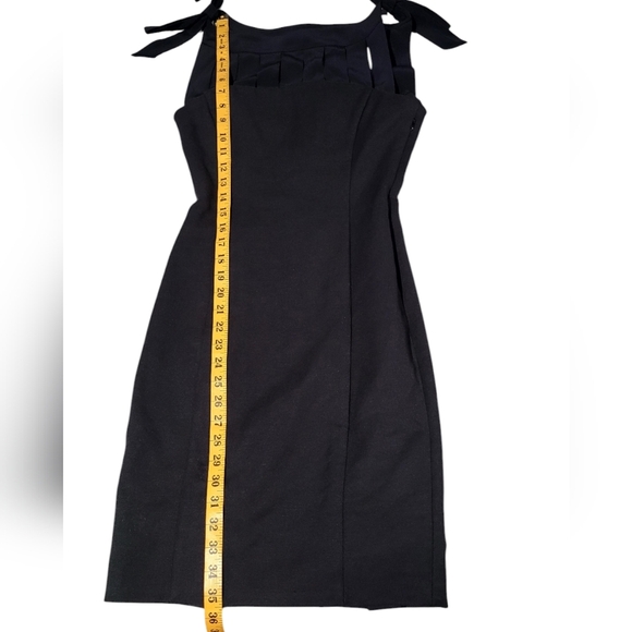 Bird by Juicy Couture bow tie strap black dress - Picture 6 of 7
